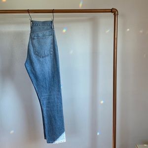 Agolde, riley, medium blue, size 25